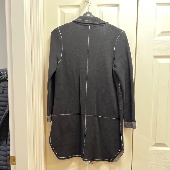 Tribal. Black sweater coat - Picture 3 of 3